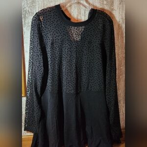 Torrid Black Star Pattern Blouse
